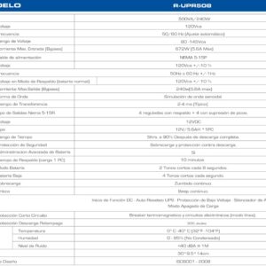 Estabilizador Ups Cdp 508i 500VA 240W 220v Nuevo - Imagen 3