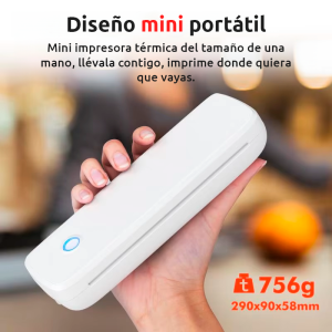 Impresora portátil térmica A4 210mm USB + Bluetooth modelo A80 - Imagen 5