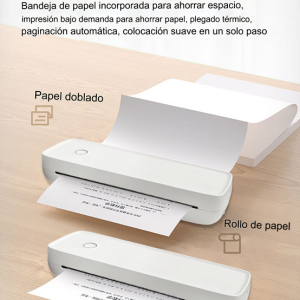 Impresora portátil térmica A4 210mm USB + Bluetooth modelo A80 - Imagen 14