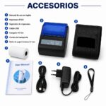 Impresora ticketera térmica portátil batería con sujetador 57mm 58 mm USB + Bluetooth Xprinter P103 - Imagen 4