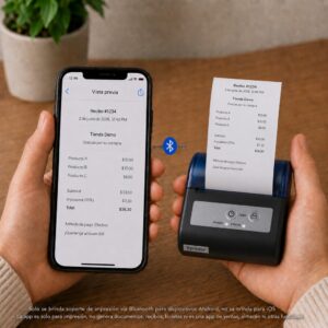 Impresora ticketera Portátil con batería USB Bluetooth Xprinter P103 57mm 58 mm - Imagen 7