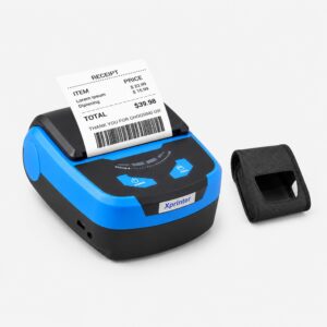 Impresora ticketera térmica portátil 80mm USB+Bluetooth Xprinter P810 con sujetador