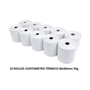 Impresora ticketera térmica de escritorio USB LAN 80mm E200L + 10 rollos 80x80x13mm 75 metros - Imagen 3