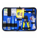 Kit Crimpeador + Rastreador cable + Pelacable + 15 Adaptadores Rj45 RJ11 + Detector corriente - Imagen 1