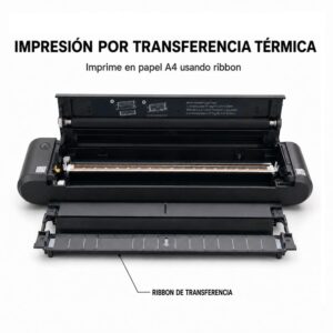 Ribon de cera para impresora A4 TP810 de 20 metros TD-BK-810 - Imagen 4
