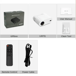 Proyector smart Android 11.0 Wifi Bluetooth HDMI USB AV LAN autofocus L007Q - Imagen 5