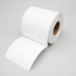 Rollo 500 etiquetas adhesivas térmico 100x100mm 1 columna - Imagen 1