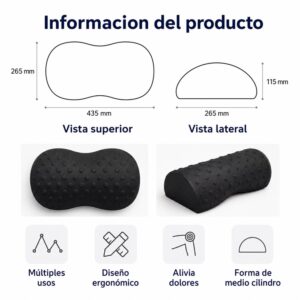 Reposapies con espuma viscoelastica para asiento con funda velboa BC-059 - Imagen 10