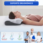 Almohada ortopedica de espuma viscoelastica + funda tela 3D Mesh - Imagen 5