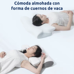 Almohada ortopedica de espuma viscoelastica + funda tela 3D Mesh - Imagen 7