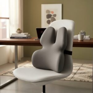 Cojín lumbar para espalda espuma viscoelástica + funda velboa