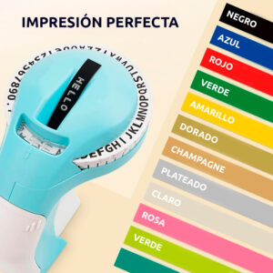 Rotuladora etiquetadora de mano para etiquetas en relieve B90 - Imagen 8