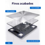 Balanza gramera metálica portátil 10KG/1g con botones táctiles y bateria recargable KF-72 - Imagen 4