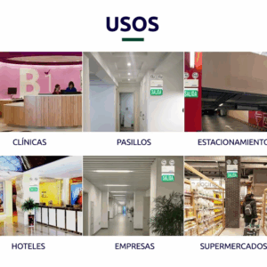 Señal de salida emergencia 3W 180 minutos duración sin switch ni enchufe - Imagen 7