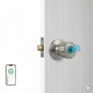 Cerradura digital smart CZ3 Bluetooth, huella, llave APP TUYA para cuartos/habitacion - Imagen 3