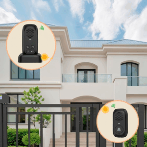 Timbre inalambrico bi-direccional con bateria hasta 50 metros aire libre horizontal IP44 - Imagen 4