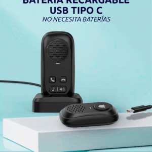 Timbre inalambrico bi-direccional con bateria hasta 50 metros aire libre horizontal IP44 - Imagen 5