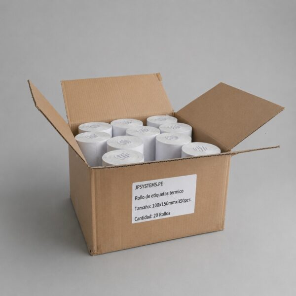 caja de 20 rollos 100x150mm nuevo