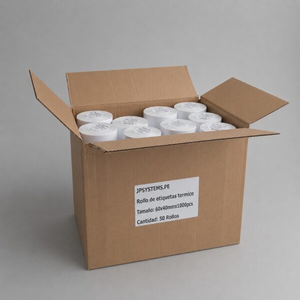 caja de 50 rollos 60x40mm 1000