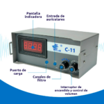 Detector acústico de fugas de agua en tuberías plomería doméstica tipo Geofono C-11 - Imagen 2
