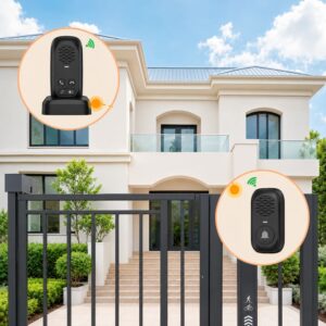 Timbre inalambrico bi-direccional con bateria hasta 50 metros aire libre horizontal IP44 - Imagen 5