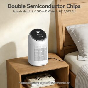 Purificador de aire A01 con deshumificador 2 en 1 hasta 25m2 con temporizador y modo sleep - Imagen 4