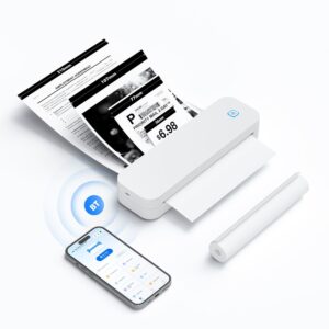 Impresora portátil térmica A4 210mm USB + Bluetooth modelo D80 304dpi