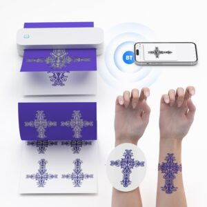 Impresora portátil térmica A4 210mm USB + Bluetooth modelo D80H 304dpi - Imagen 5