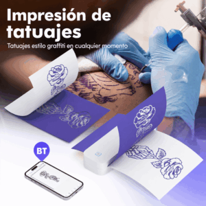 Impresora portátil térmica A4 210mm USB + Bluetooth modelo D80H 304dpi - Imagen 7