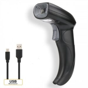 Lector escaner código de barras alámbrico USB HEROJE 2D 1D C1271 - Imagen 3