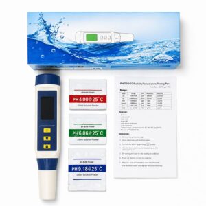 Medidor digital PH LY701 5 en1 PH EC TDS SAL. Temperatura - Imagen 6